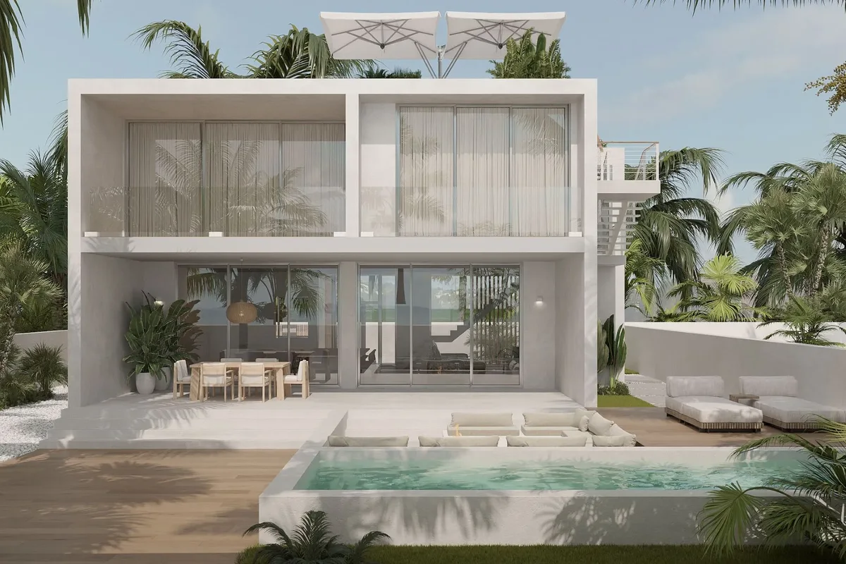 Artist’s rendering of Boutique Villas with Saltwater Pool, Cove Bay