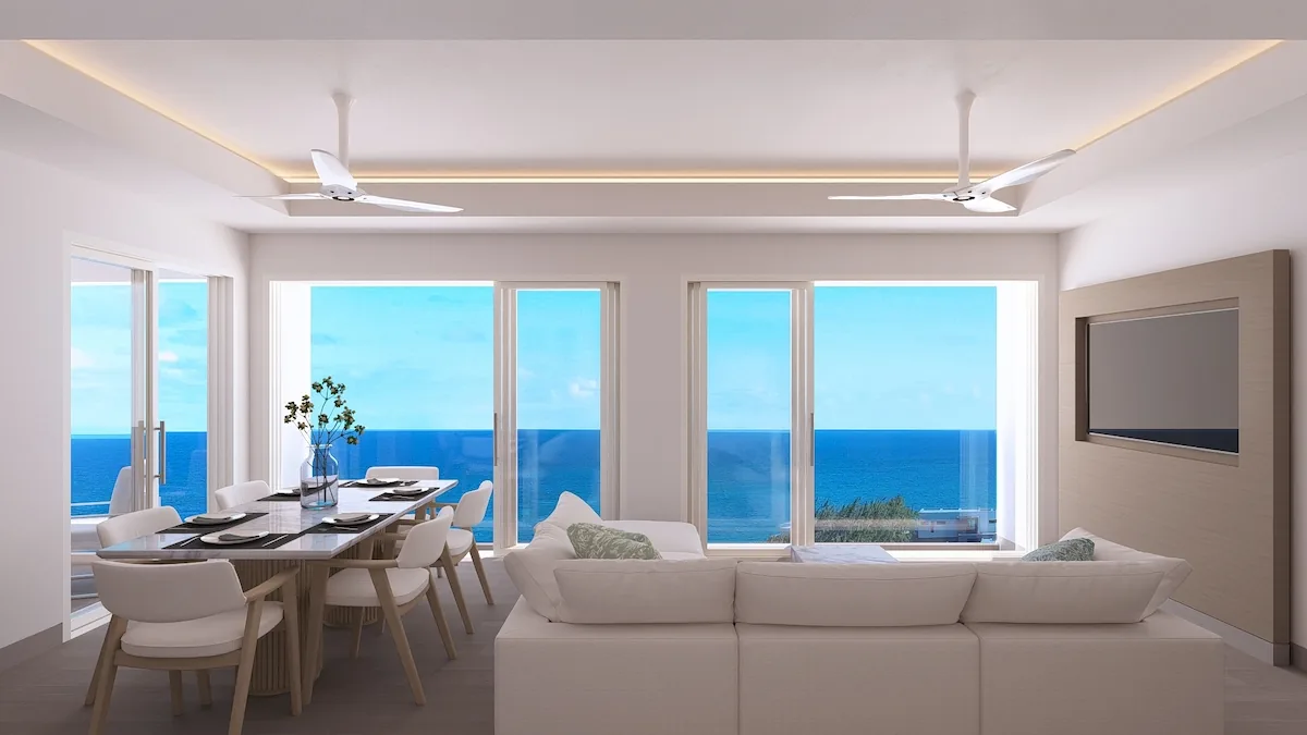 Artist’s rendering of Crane Private Residences Phase 4 — Two-Bedroom, Barbados
