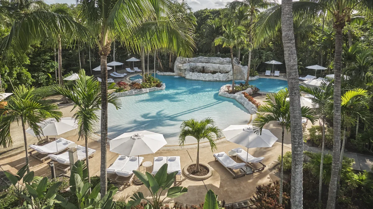 The lagoon pool at The Ocean Club, Paradise Island
