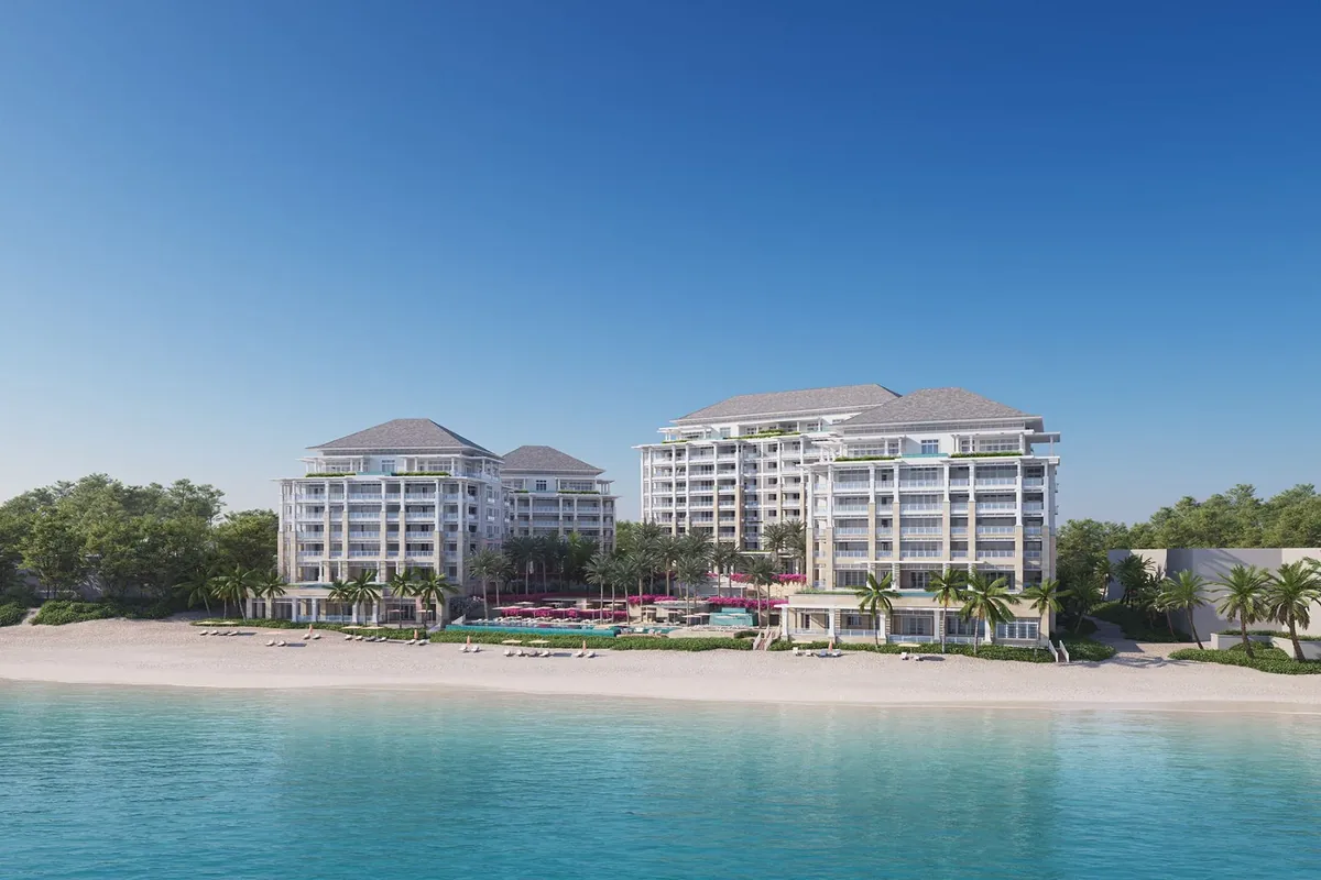 Artist’s rendering of Four Seasons Ocean Club Residences, Bahamas