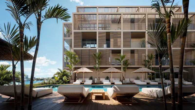Artist’s rendering of Studio Residence, Hilton Condo Residences, Grenada