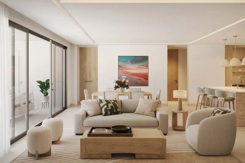 Artist’s rendering of Nevis Peak Residences 1-102, Four Seasons Nevis