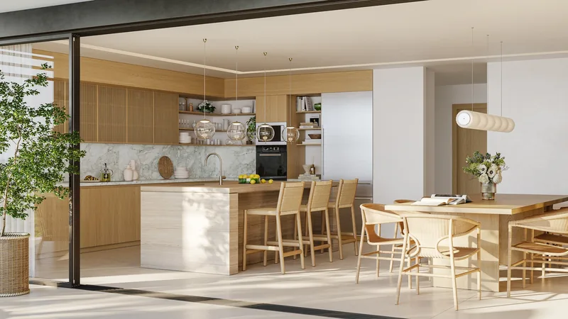 Artist’s rendering of Nevis Peak Residences 4-102, Four Seasons Nevis