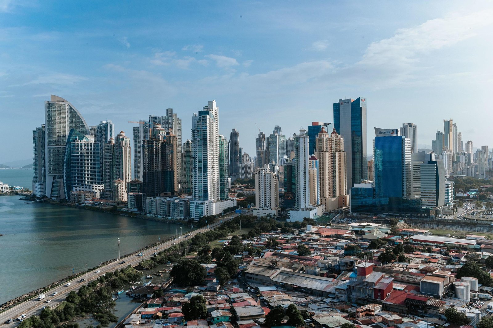 The Panama City skyline above the bay